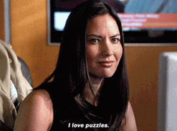 Olivia Munn I Love Puzzles GIF