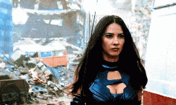 Olivia Munn Spinning Sword GIF