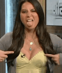 Olivia Munn Tongue Out GIF