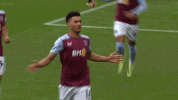 Ollie Watkins Open Arms Running GIF