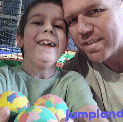 Olymp Center Jumpland Dominik Serki And Oto Serki In Balls GIF