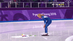 Olympic Athlete Bowing At Flag GIF