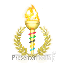 Olympic Ceremonial Flaming Torch GIF