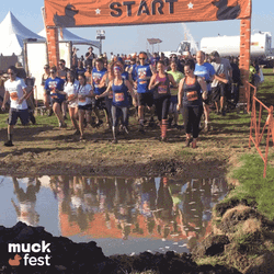 Olympic Mud Run Torch GIF