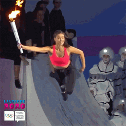 Olympic Torch Emi Vauthey GIF