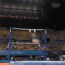 Olympics Catch The Bar Nina Derwael GIF