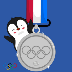 Olympics Silver Medals GIF