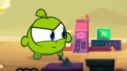 Om Nom Sneaking In GIF