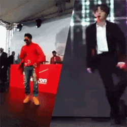Omarion Dance Like BTS Jin GIF