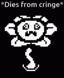 Omega Flowey Dies From Cringe GIF