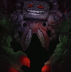 Omega Flowey Distorted Jagged Petals GIF