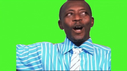 OMG Black Guy Meme Green Wall GIF