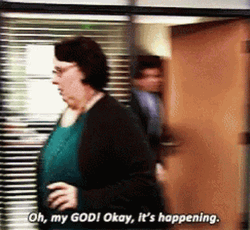 Omg Its Happening The Office Scream GIF