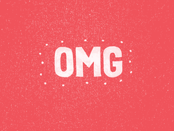 Omg Reaction Sparkling Text GIF
