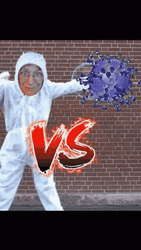 Omicron Variant COVID-19 Dance Fight GIF