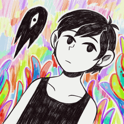 Omori Colorful Art GIF