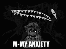 Omori Dark Monster Anxiety GIF