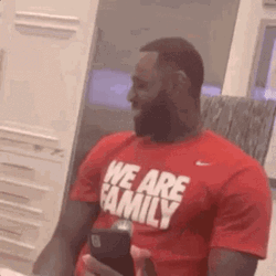 On A Tuesday Excited Lebron James GIF