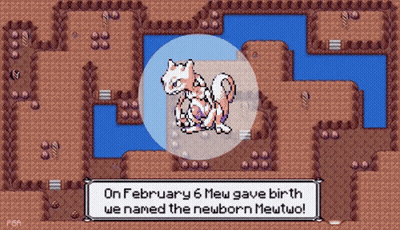 On February 6 Mew Gave Birth And We Named The Newborn Mewtwo GIF