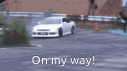 On My Way Drifting Car GIF