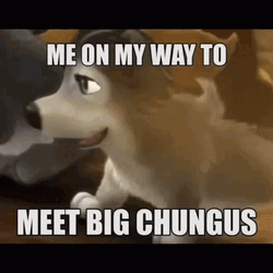 On My Way To Meet Big Chungus GIF