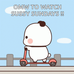 On My Way To Watch Sussy Cute Sunday GIF