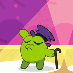 On Nom Sticker Bow GIF