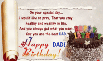 On Your Special Day I Would Like To Pray That You Stay Healthy And Wealthy In Life And You Always Get What You Want GIF