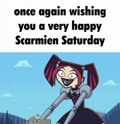 Once Again Wishing You A Very Happy Scarmien Saturday With A Cartoon Character GIF