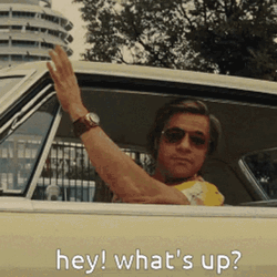 Once Upon A Time In Hollywood Whats Up GIF