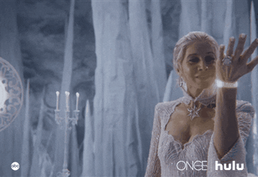 Once Upon A Time Ingrid Showing Glowing Bracelet GIF