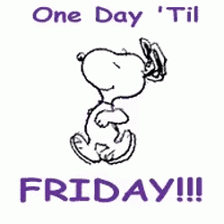 One Day Till Happy Friday Jr GIF
