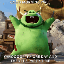 One More Day Dance King Leonard Mudbeard Angry GIF