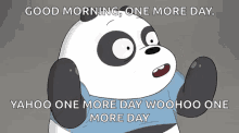 One More Day Happy Dance Panda Bare Bears GIF