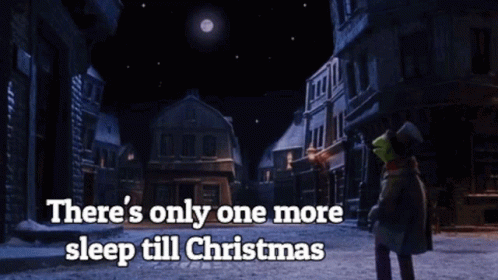 One More Sleep Till Christmas GIF