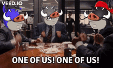 One Of Us Hogs Meme GIF