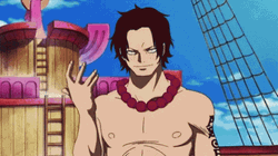 One Piece Ace Fiery Hands GIF
