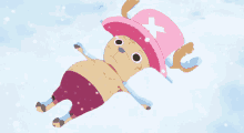 One Piece Chopper Thinking Lying Snow Lying