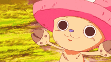 One Piece Chopper Waving Happy GIF