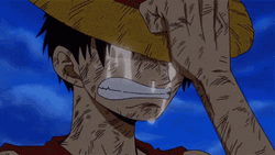 One Piece Luffy Anime Crying
