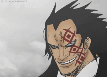 One Piece Monkey D Dragon Evil Smile GIF