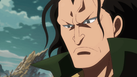 One Piece Monkey D Dragon Side View GIF