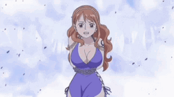 One Piece Nami Shouting GIF