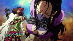 One Piece Nico Robin Tied Up GIF