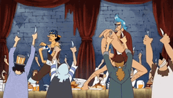 One Piece Usopp And Franky Dancing