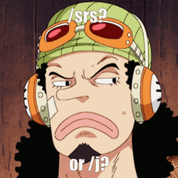 One Piece Usopp Staring Nami GIF | GIFDB.com