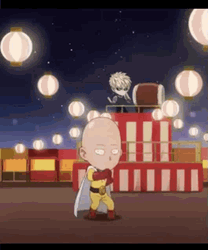 One Punch Man Cute Chibi GIF