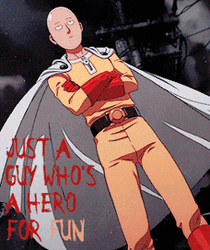 One Punch Man Manga Superhero GIF