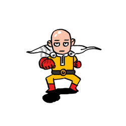One Punch Man Saitama Cute Chibi GIF