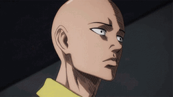 One Punch Man Saitama Side-Eye GIF